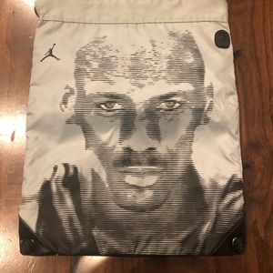 Vintage Nike Air Jordan drawstring sack bag